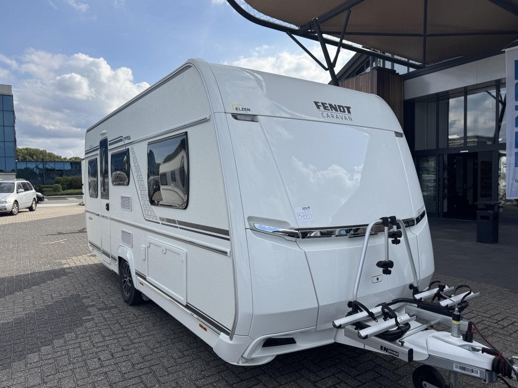 Fendt Bianco Selection 465 TG 2024 MOVER + AIR LUIFEL!!, Caravans en Kamperen, Caravans, Overige typen, Bedrijf, Treinzit, Schokbreker