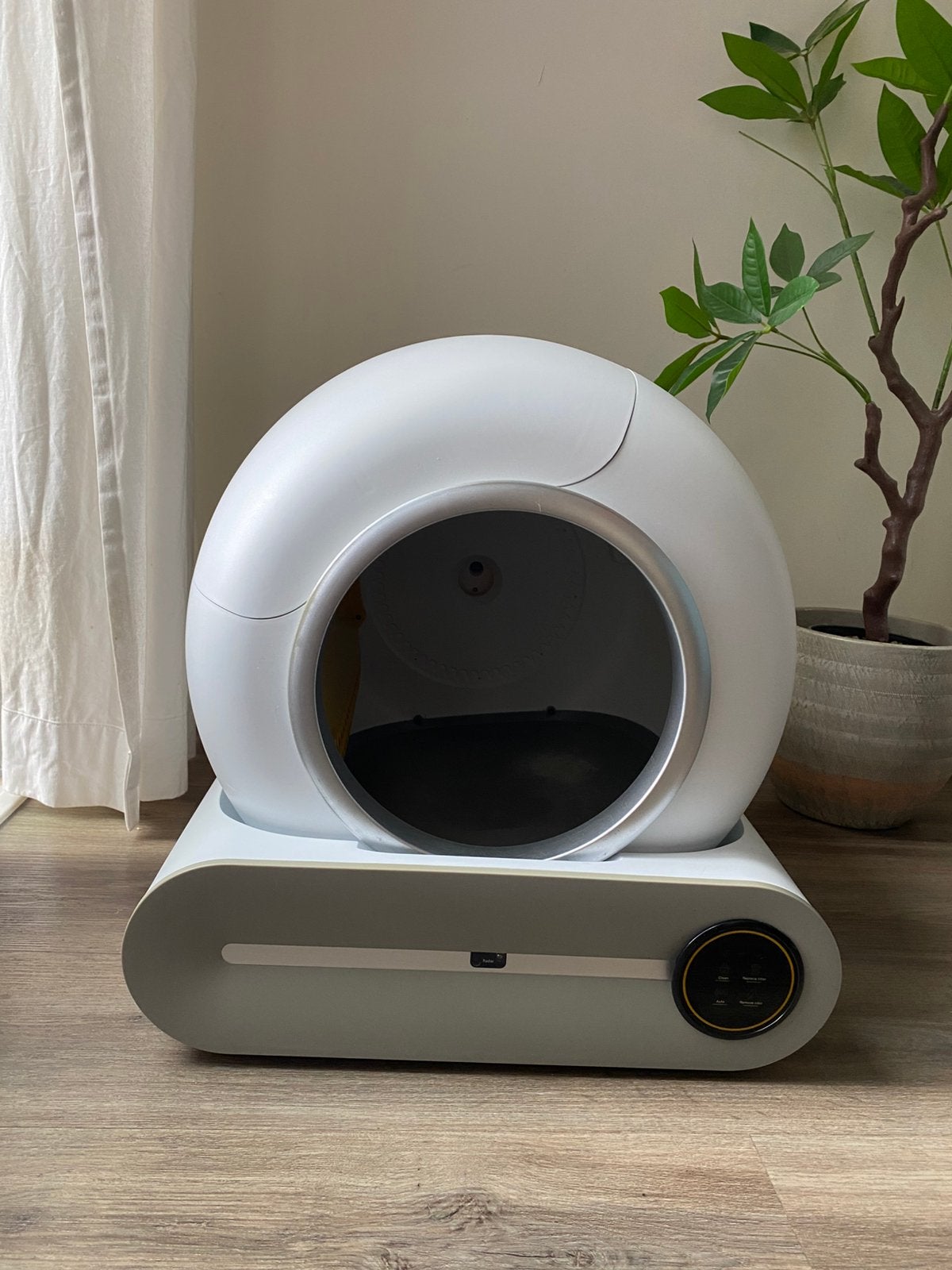 PETLUX V2 automatische kattenbak, Dieren en Toebehoren, Ophalen, Zelfreinigend, Gebruikt, Open