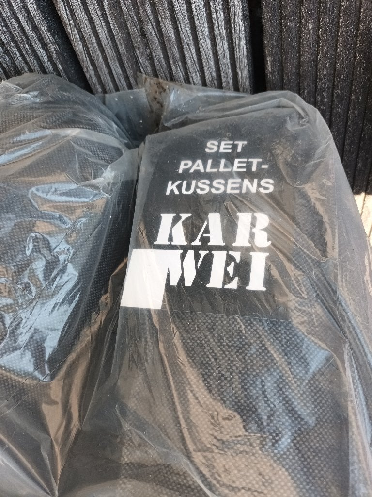 Te Koop: NIEUW Set Palletkussens Karwei HIDDE Grijs, Ophalen, Nieuw