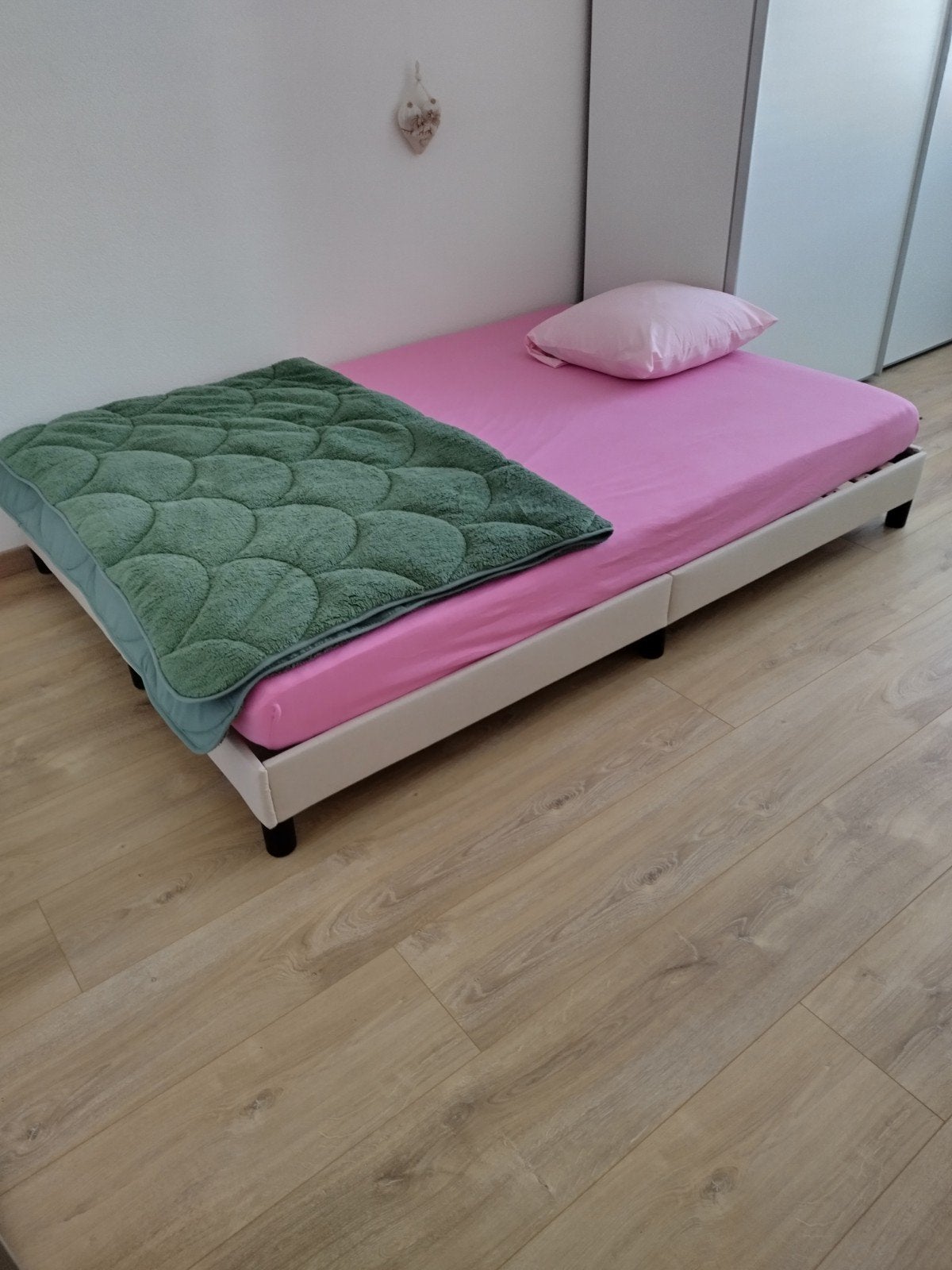 2 persoons bed nieuw, 85 tot 100 cm, Nieuw, 180 cm of meer, Ophalen