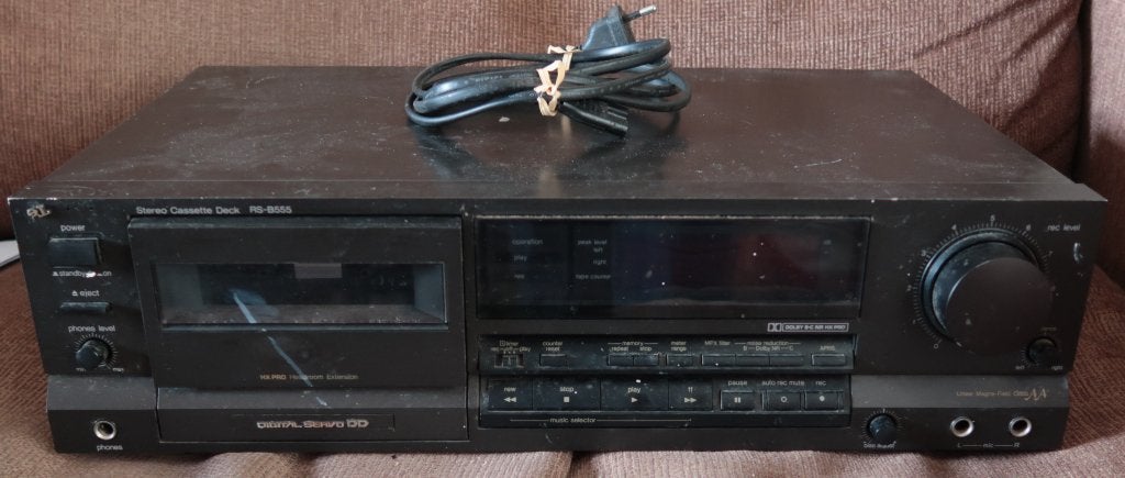 Technics RS-B555 cassette deck (werkend maar ruw), Audio, Tv en Foto, Cassettedecks, Verzenden, Enkel, Overige merken, Tiptoetsen