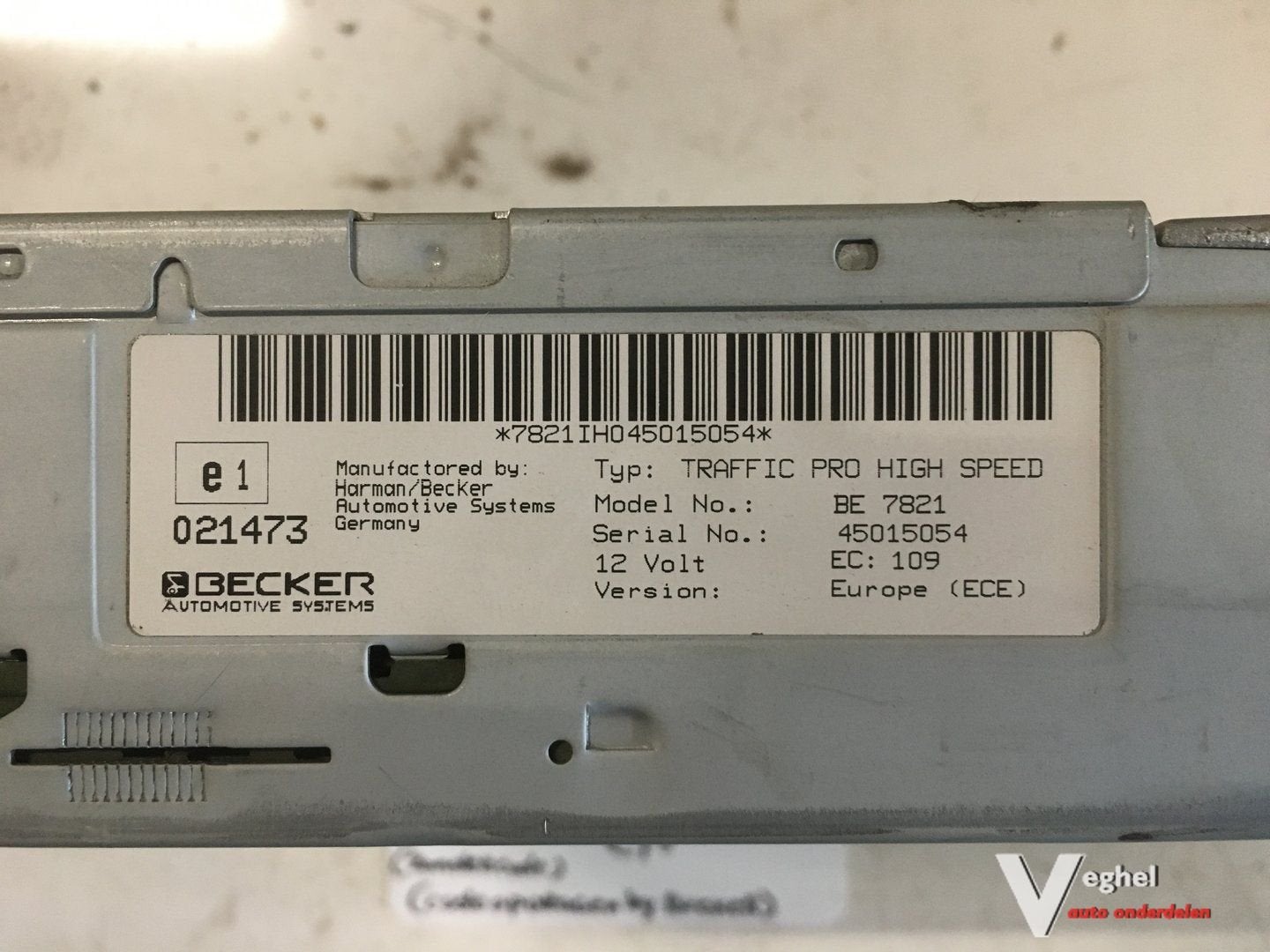 Mercedes Vito 109cdi 2005 Becker Traffic pro high speed