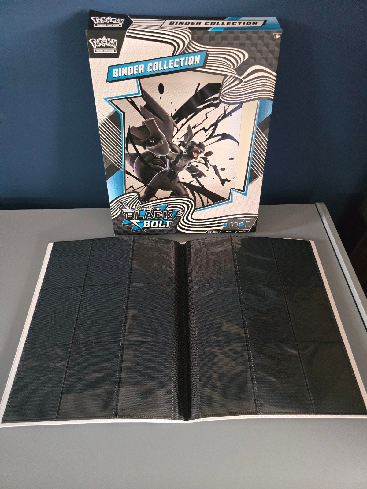 Pokémon Black Bolt Binder (9-pocket portfolio), Ophalen of Verzenden, Nieuw, Overige typen
