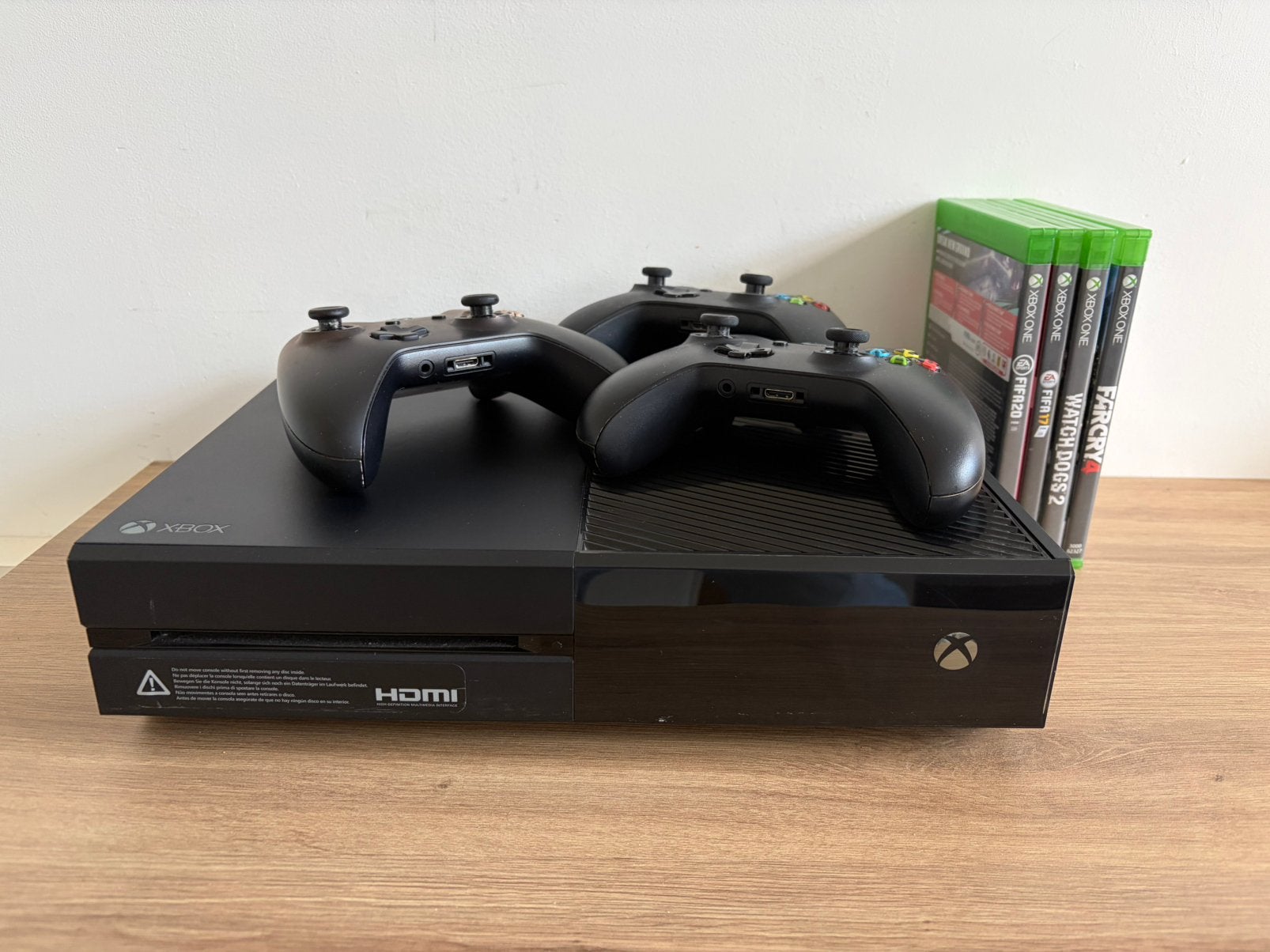 Xbox One - 3 controllers, Spelcomputers en Games, Ophalen, Xbox One, Met 2 controllers, Zo goed als nieuw