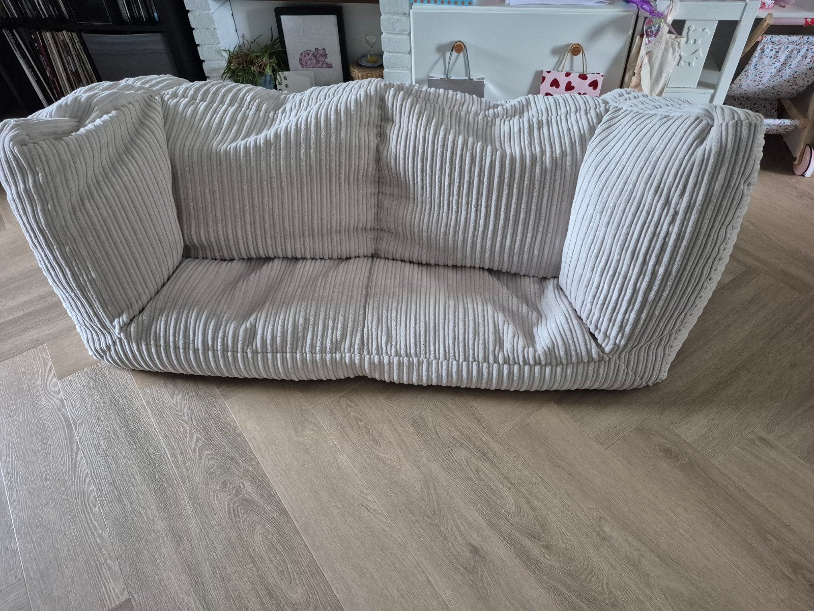 Big Bertha Loungepug zitzak bank voor kinderen, Ophalen, Tweepersoons, 75 tot 100 cm, Zo goed als nieuw