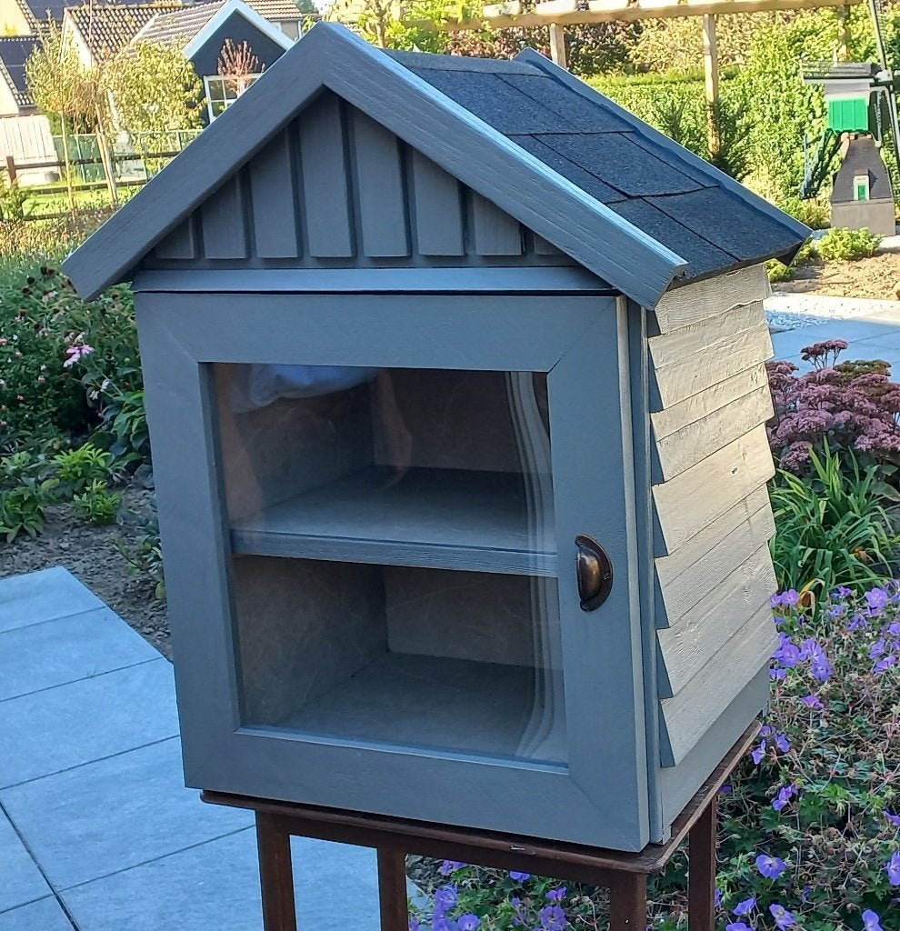 Verkoopkast - boekenkast - weggeefkast - deelkast - Nieuw, Ophalen, Met deur(en), Nieuw, 50 tot 100 cm