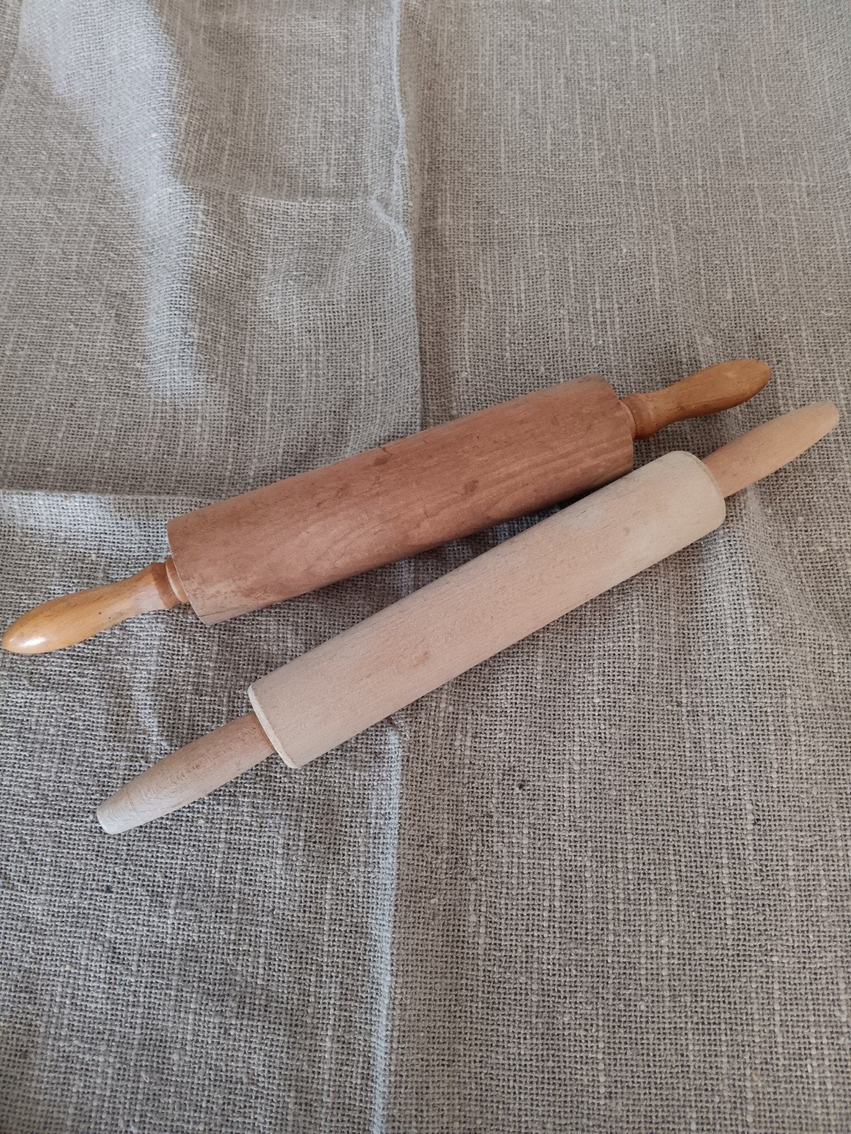 2 brocante deegrollers, Antiek en Kunst, Ophalen of Verzenden