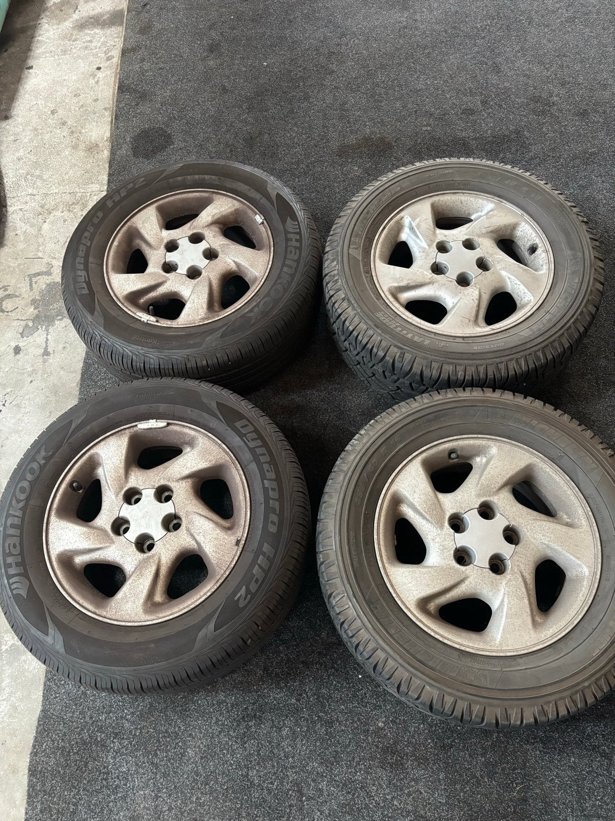 4x Toyota RAV4 Velgen met All Season Banden, Ophalen, Gebruikt