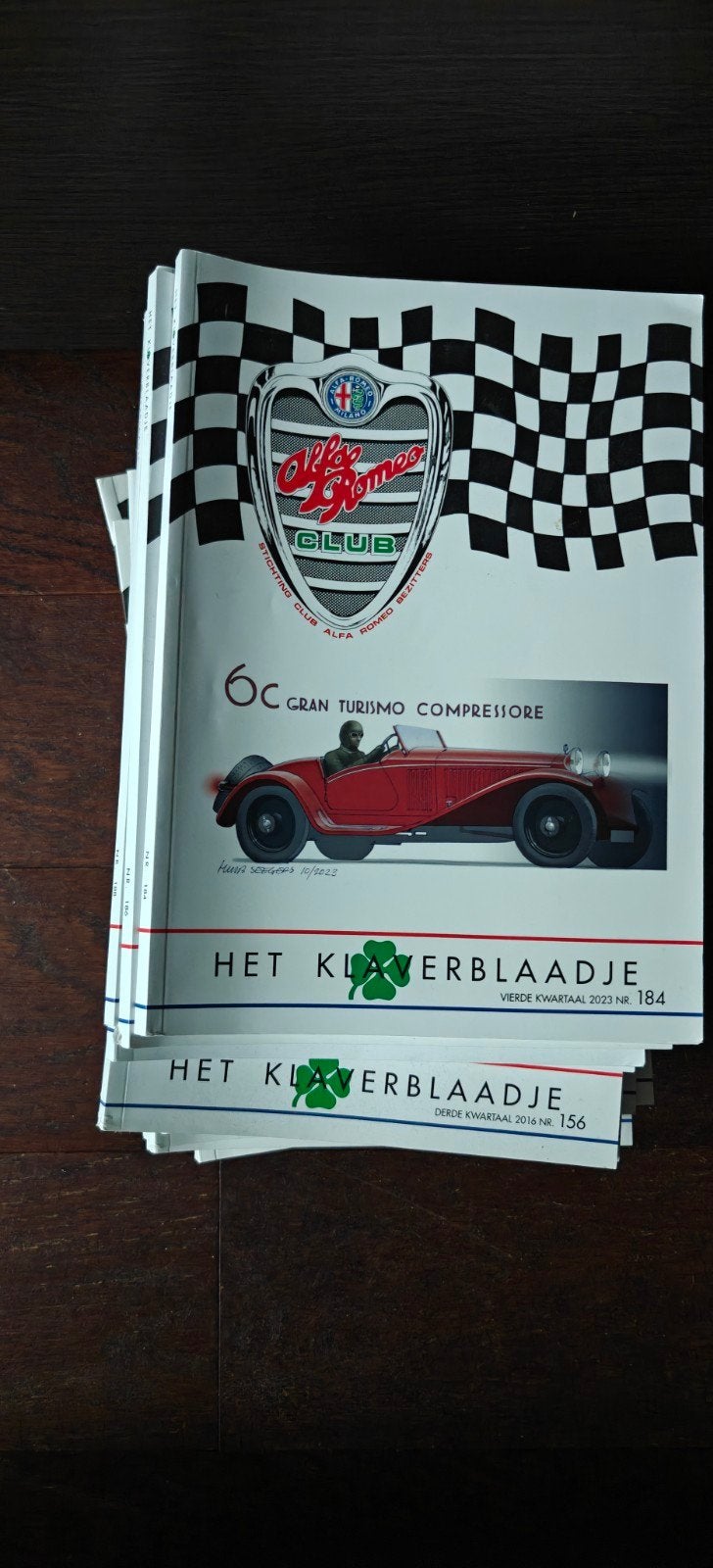 Klaverblaadje, Alfa Romeo Club 21 stuks, Ophalen, Zo goed als nieuw, Alfa Romeo, SCARB