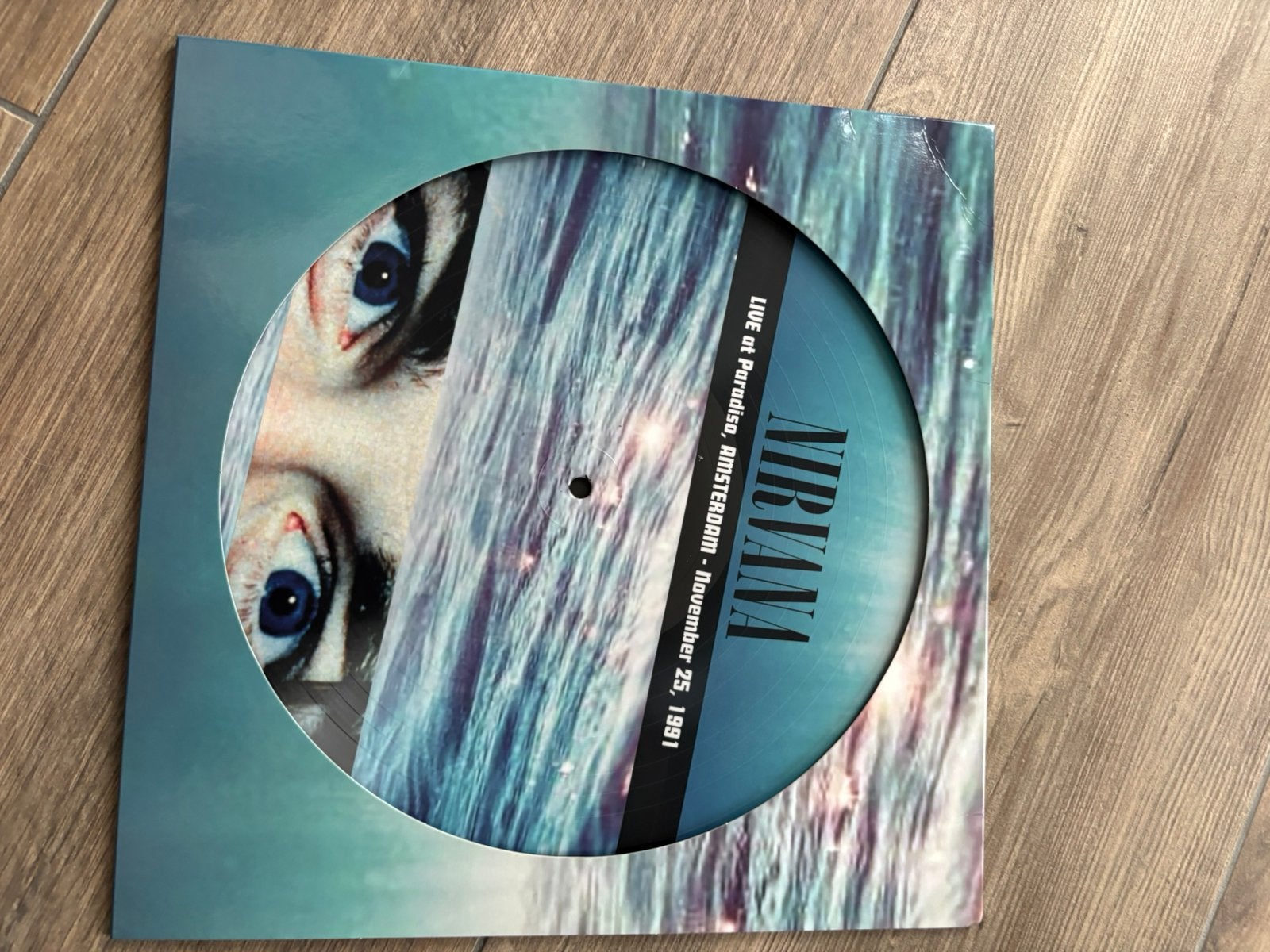 Nirvana live at paradiso picture vinyl LP, mooie staat, Ophalen of Verzenden, Zo goed als nieuw, LP