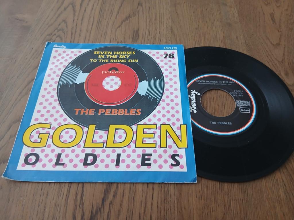 VINYL SINGLE  THE PEBBLES  1983, Cd's en Dvd's, Ophalen of Verzenden, Zo goed als nieuw, Pop
