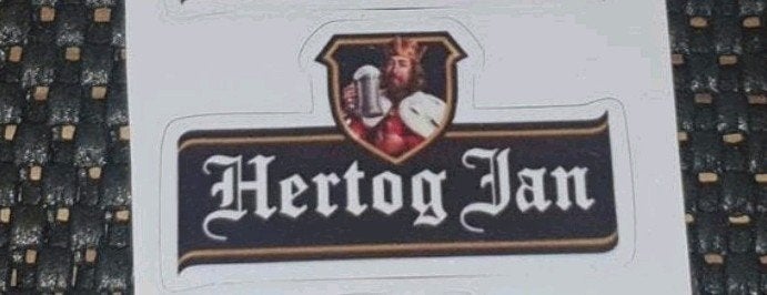 hertog Jan stickers €1 per stuk, Ophalen of Verzenden, Nieuw, Overige typen, Hertog Jan