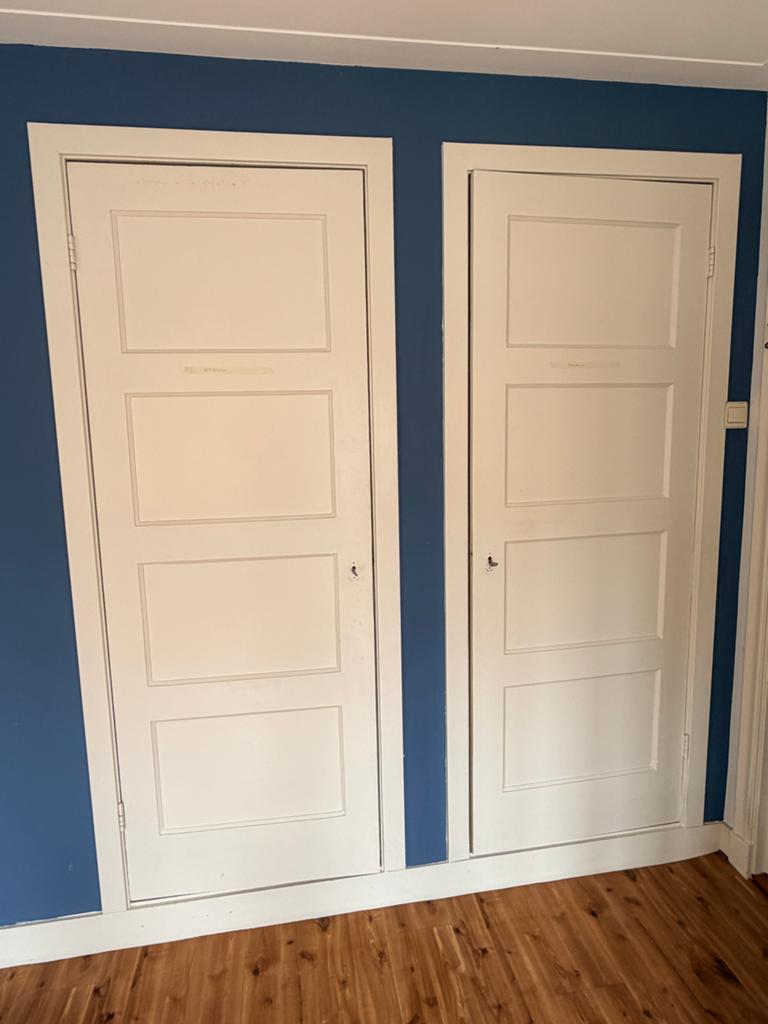 3 x kastdeur 73x201 cm - Crème wit, paneeldeur, Doe-het-zelf en Verbouw, Deuren en Horren, Ophalen, Gebruikt, Minder dan 80 cm