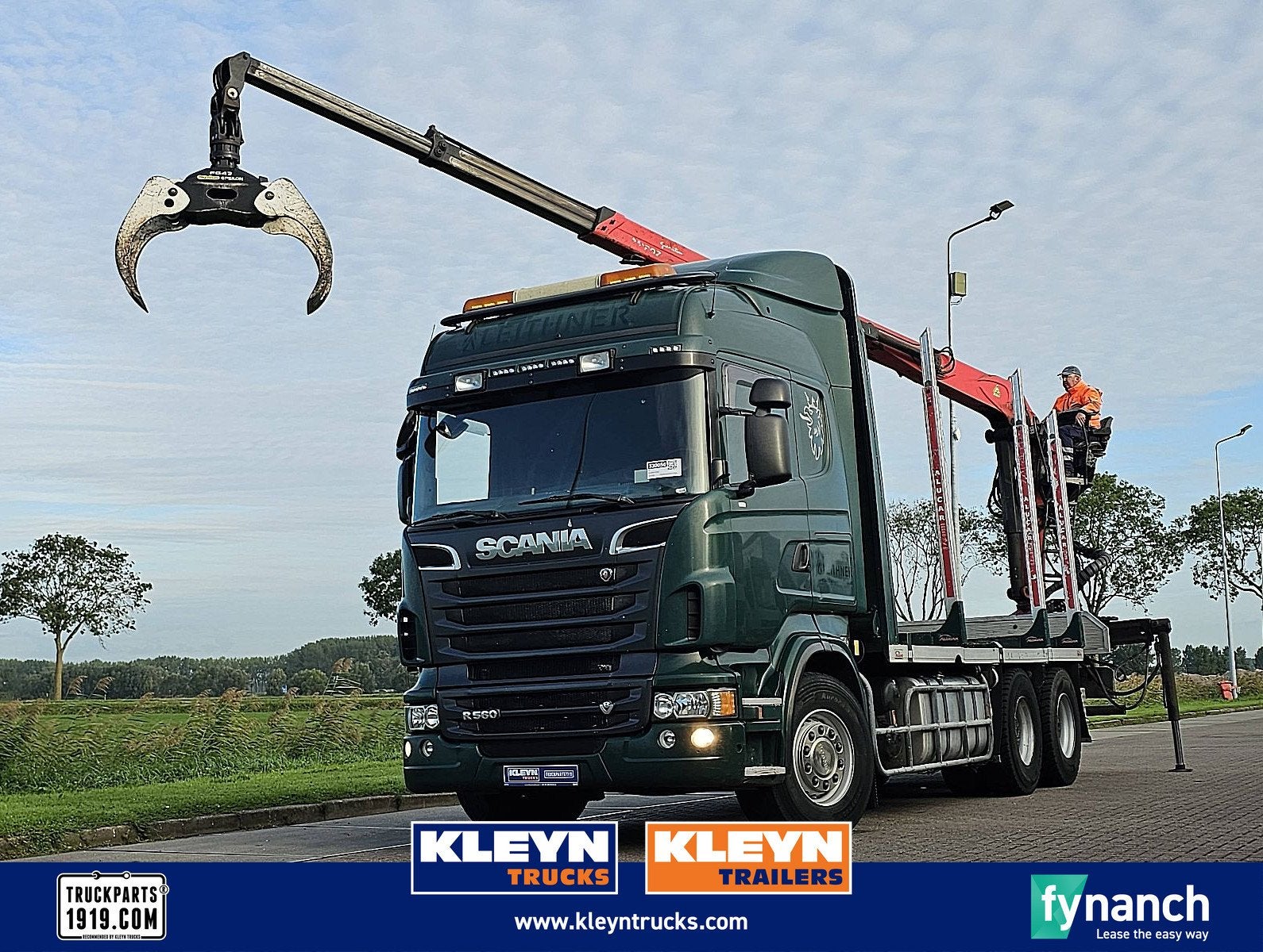 SCANIA R580 epsilon 12z, Auto's, Euro 5, Scania, Leder, Bedrijf