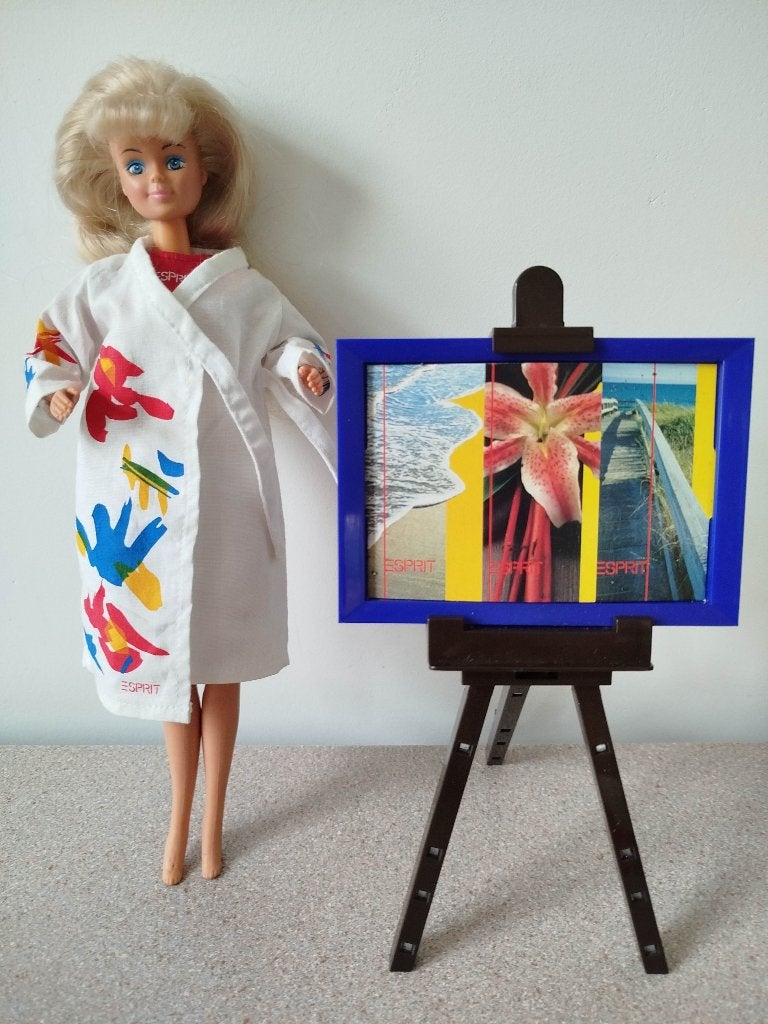 Kledingset Schilder van modepop Jala van Esprit, Ophalen of Verzenden, Zo goed als nieuw, Kleertjes