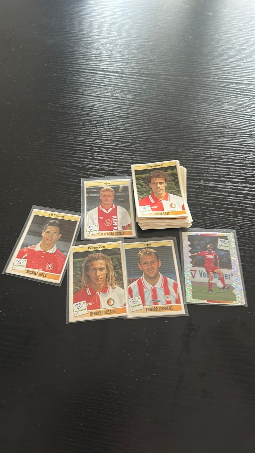 Panini voetbal 95 stickers origineel ongeveer 50 stuks, Ophalen of Verzenden, Nieuw, Meerdere stickers