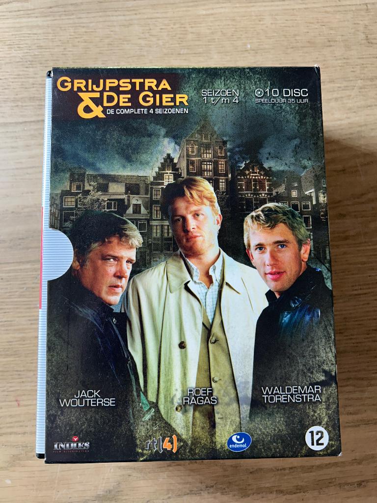 DVD Grijpstra & De Gier de Complete 4 Seizoenen, Alle leeftijden, Ophalen of Verzenden, Zo goed als nieuw