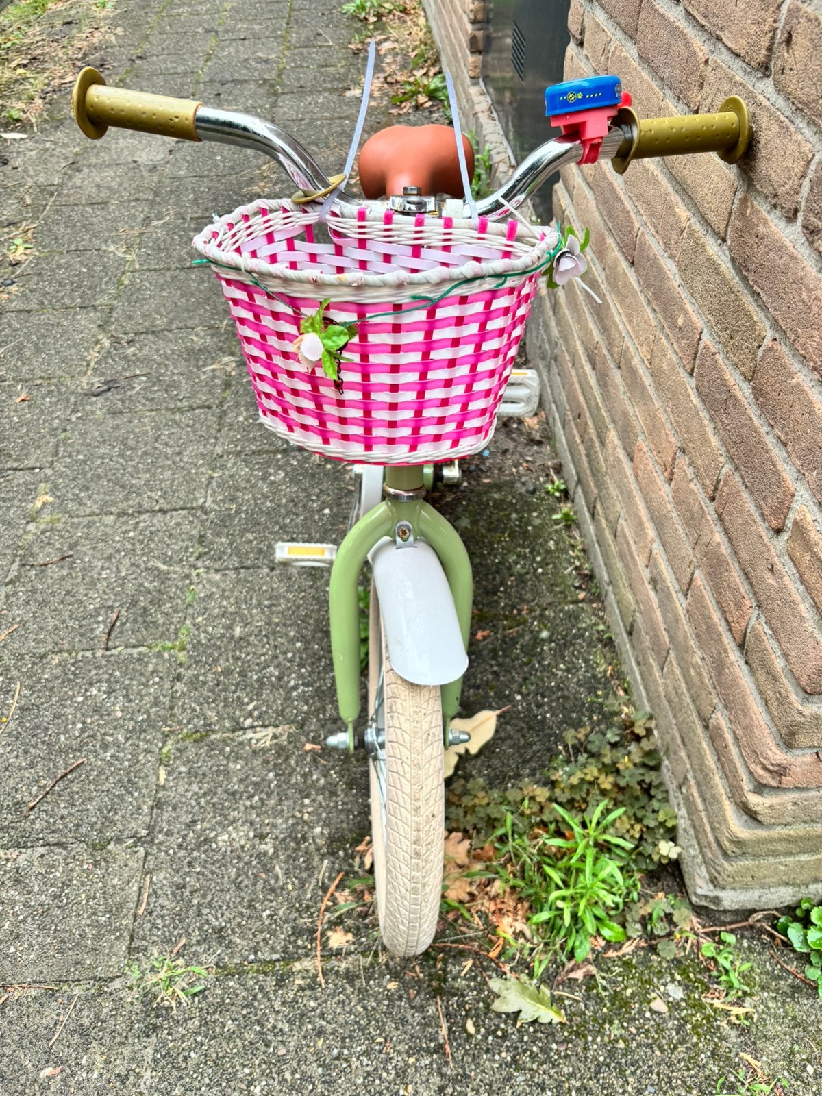 Kinderfiets 16 inch, Ophalen, Gebruikt, Terugtraprem, Verstelbare zitting