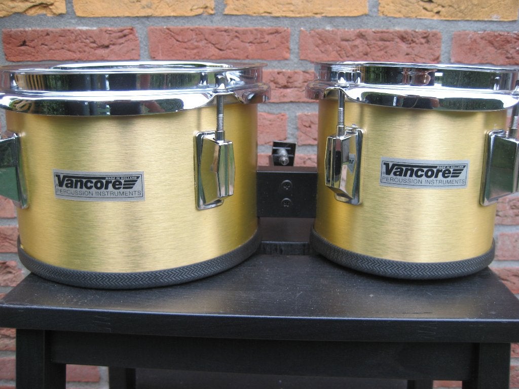 Marching Vancore Bongoset 6"-8", Ophalen of Verzenden, Gebruikt, Drums of Percussie