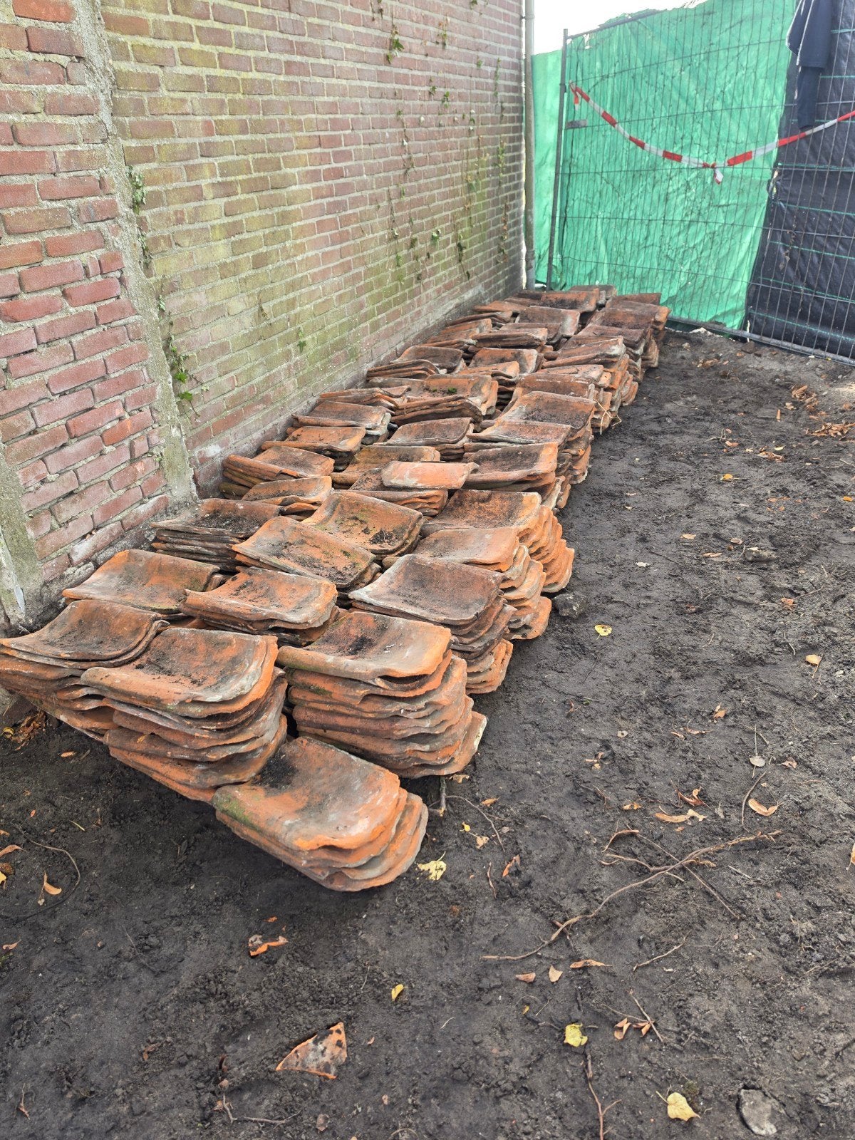 Oud Hollandse Pannen 540 stuks - Authentieke Dakpannen, Doe-het-zelf en Verbouw, Ophalen, Gebruikt, Steen of Klei, 15 m² of meer