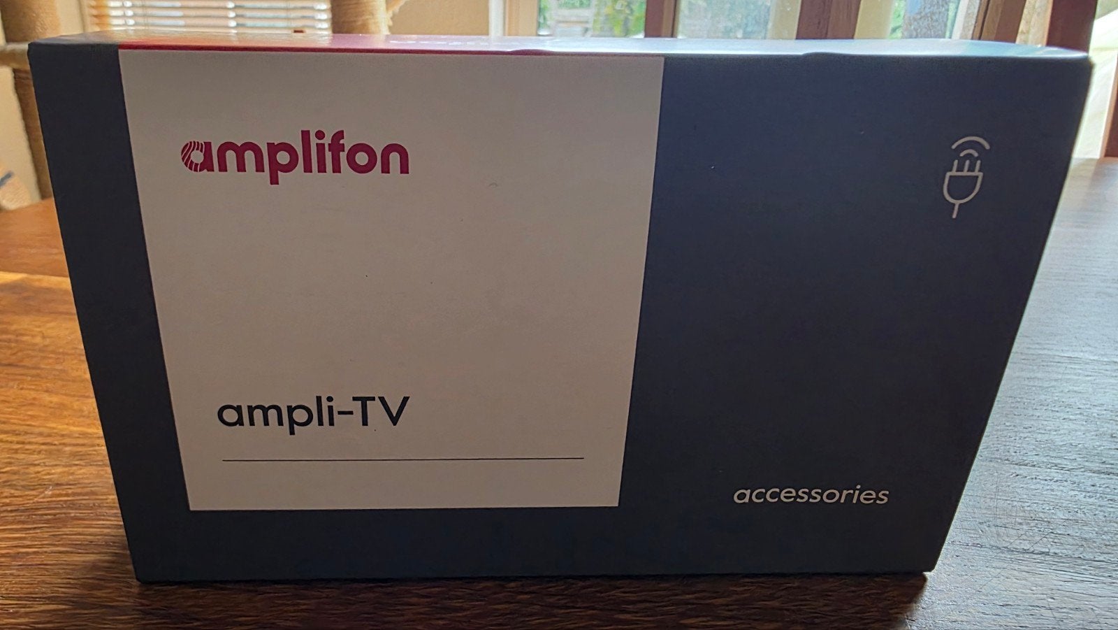 Amplifon ampli-TV audio-adapter voor hoortoestellen, Ophalen of Verzenden, Zo goed als nieuw, Minder dan 2 meter, Optische kabel