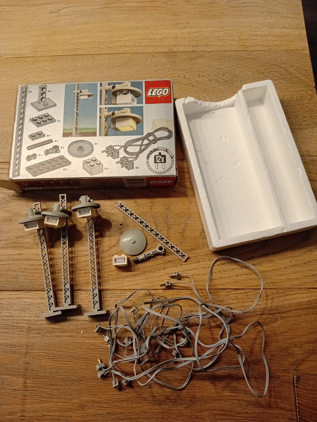 Vintage LEGO 12V Trein Verlichting Set (0937), Gebruikt, Overige thema's, Lego, Accessoire