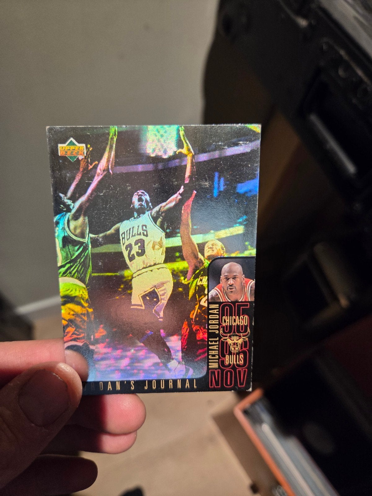 Michael Jordan basketballen card Upper Deck, Hobby en Vrije tijd, Ophalen of Verzenden