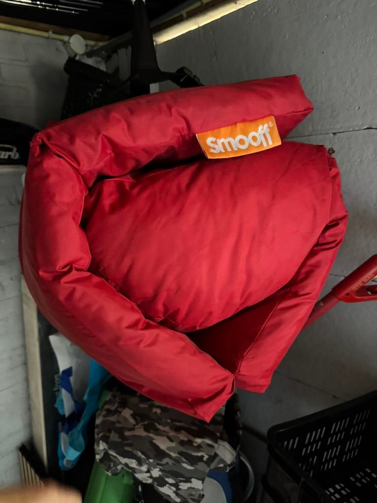 Smooff uitklapmatras lounge, Ophalen of Verzenden, Gebruikt, Rood