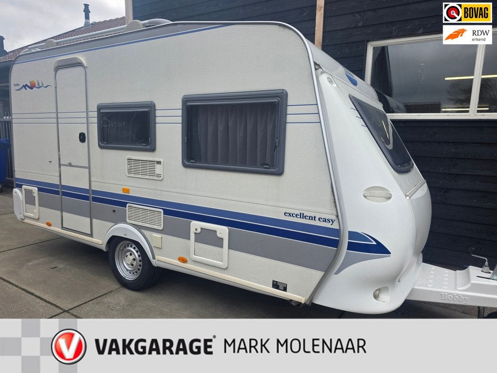 Hobby 30 exellent easy zomerklaar!, Caravans en Kamperen, Hobby, Bedrijf, 750 - 1000 kg, Luifel