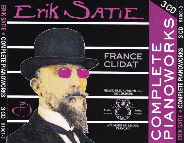 3 cd box Erik Satie - Complete Pianoworks, Nederland., Cd's en Dvd's, Cd's | Klassiek, Ophalen of Verzenden, Zo goed als nieuw