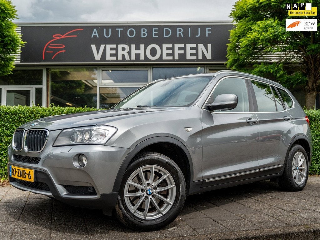 BMW X3 XDrive20i High Executive - AUTOMAAT - LEDER - STOELVE, Auto's, BMW, Euro 5, Gebruikt, Zwart, 4 cilinders