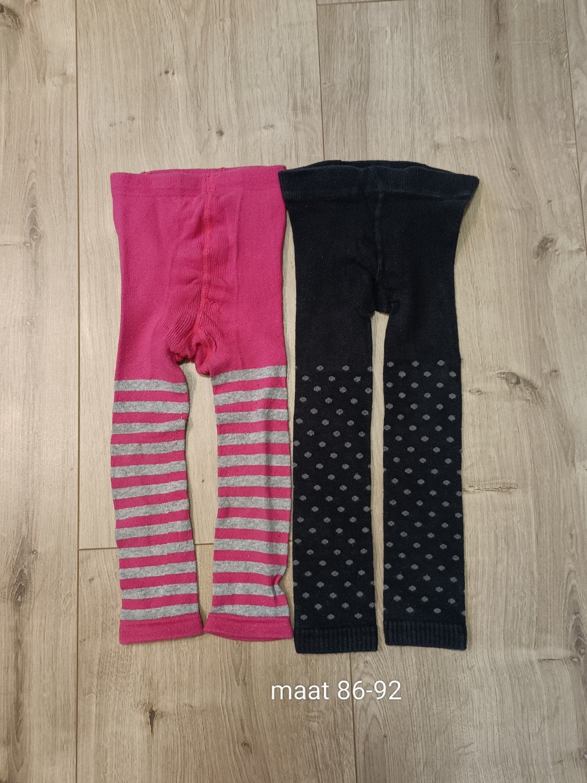 2 Leggings, Kinderen en Baby's, Babykleding | Maat 86, Ophalen of Verzenden, Meisje, Broekje