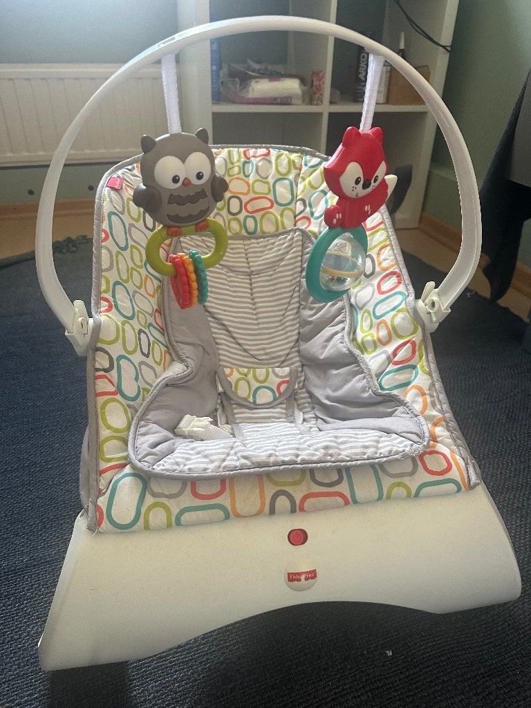 Fisher-Price wipstoel / baby bouncer met speelgoed, Kinderen en Baby's, Ophalen, Fisher-Price, Gebruikt, Wipstoel