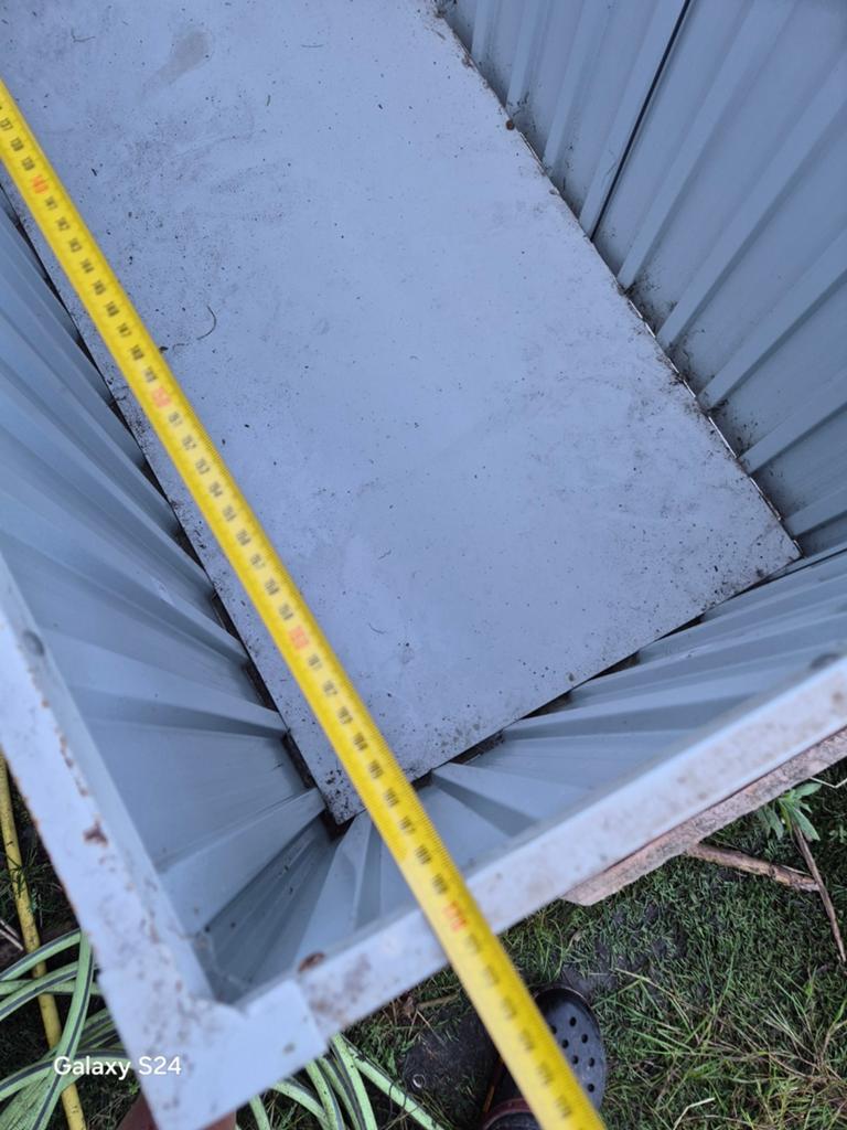 Opbergkist voor kussens of tuingereedschap 170x70x70 cm, Tuin en Terras, Ophalen of Verzenden, Gebruikt, Metaal, Overige typen