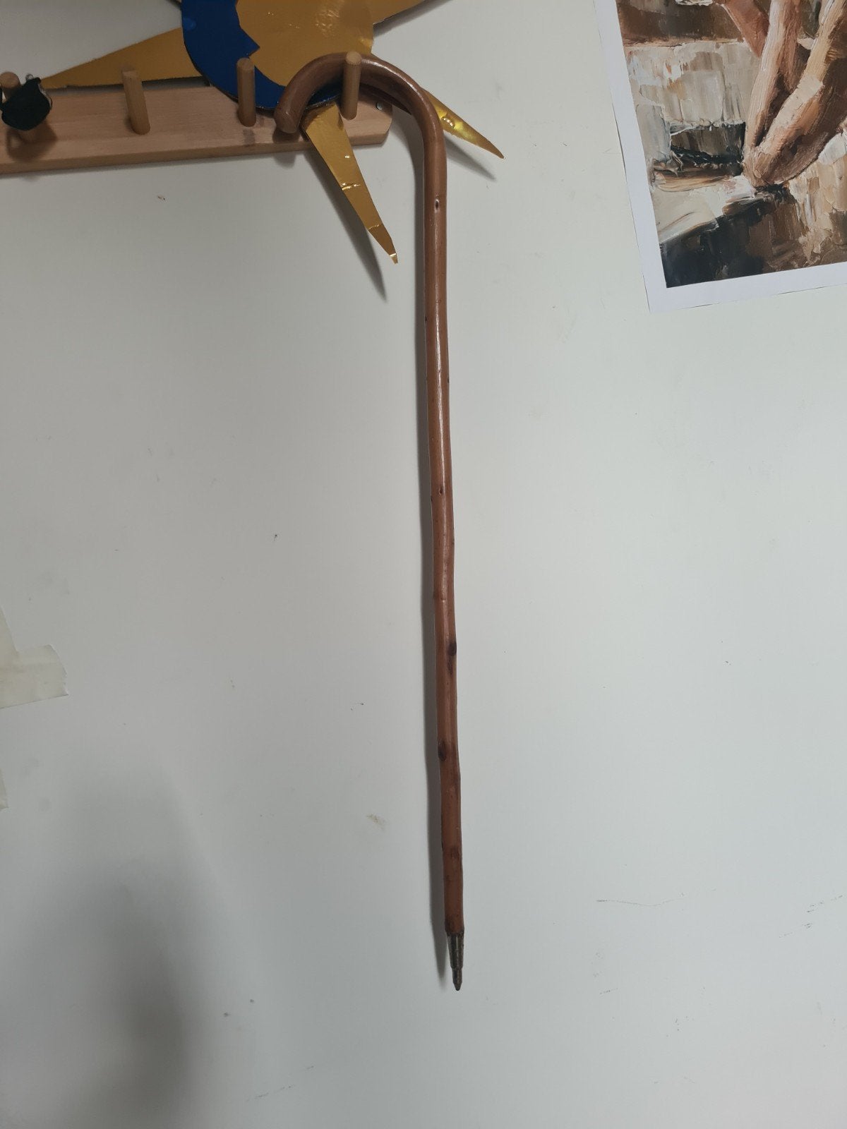 Antieke Wandelstok met Unieke Kogelpunt, Antiek en Kunst, Ophalen