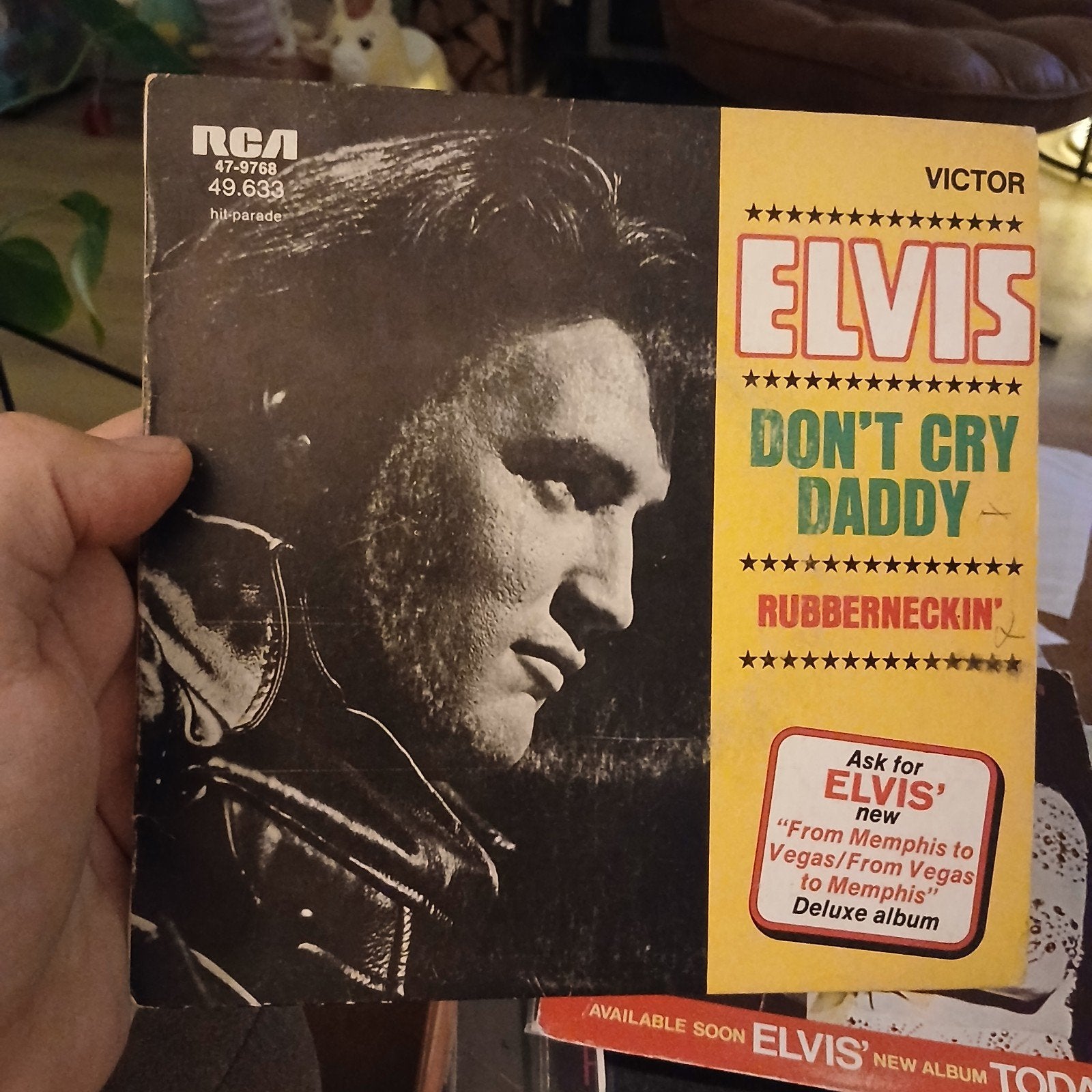 Elvis Presley - Don't Cry Daddy / Rubberneckin' (Frans ep, Fotohoes, Ophalen of Verzenden, 7 inch, Pop