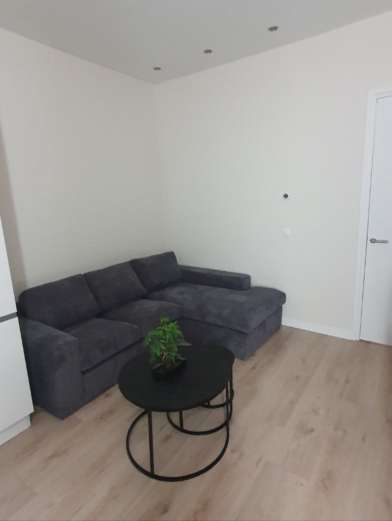 Bank 3 persoons, longchair, L-vorm, Ophalen, Driepersoons, 75 tot 100 cm, Zo goed als nieuw