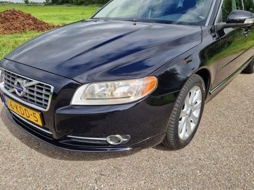 Volvo S80 2.5 T/ft Geartronic 2009 Zwart, Auto's, 1800 kg, Zwart, 1504 kg, Particulier