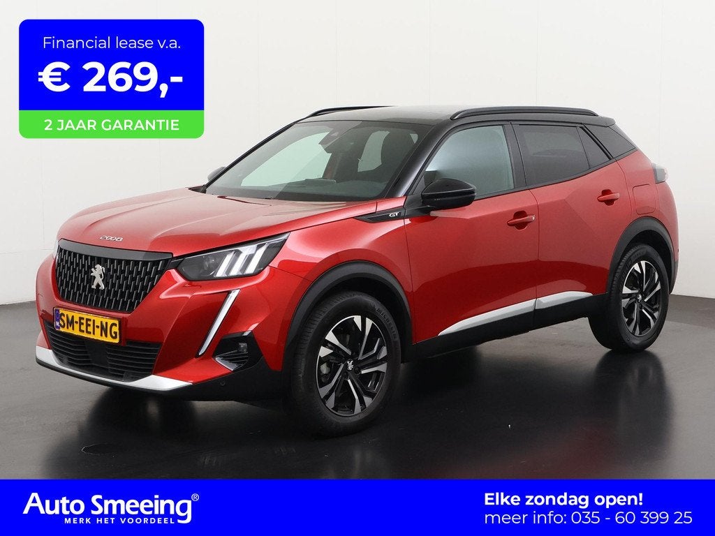 Peugeot 2008 1.2 PureTech GT | Panoramadak | Leder | HiFi FO, 12 maanden, Gebruikt, Euro 6, 1199 cc
