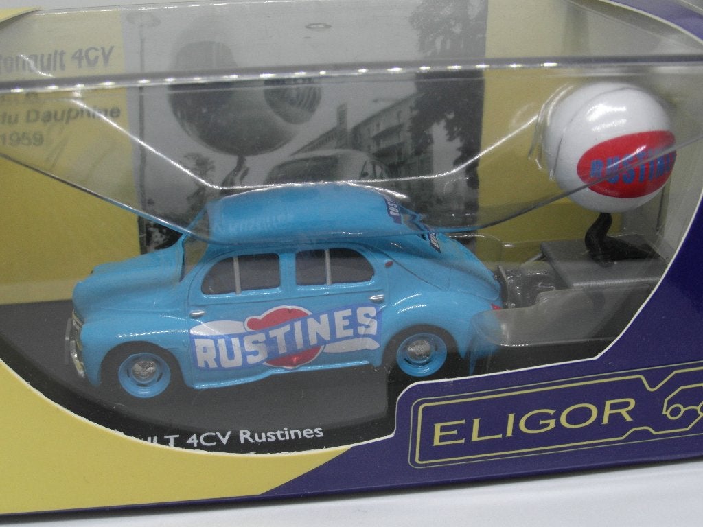 Renault 4CV Tour de Fance "Rustines"  Eligor   1:43, Ophalen of Verzenden, Nieuw, Auto, Overige merken
