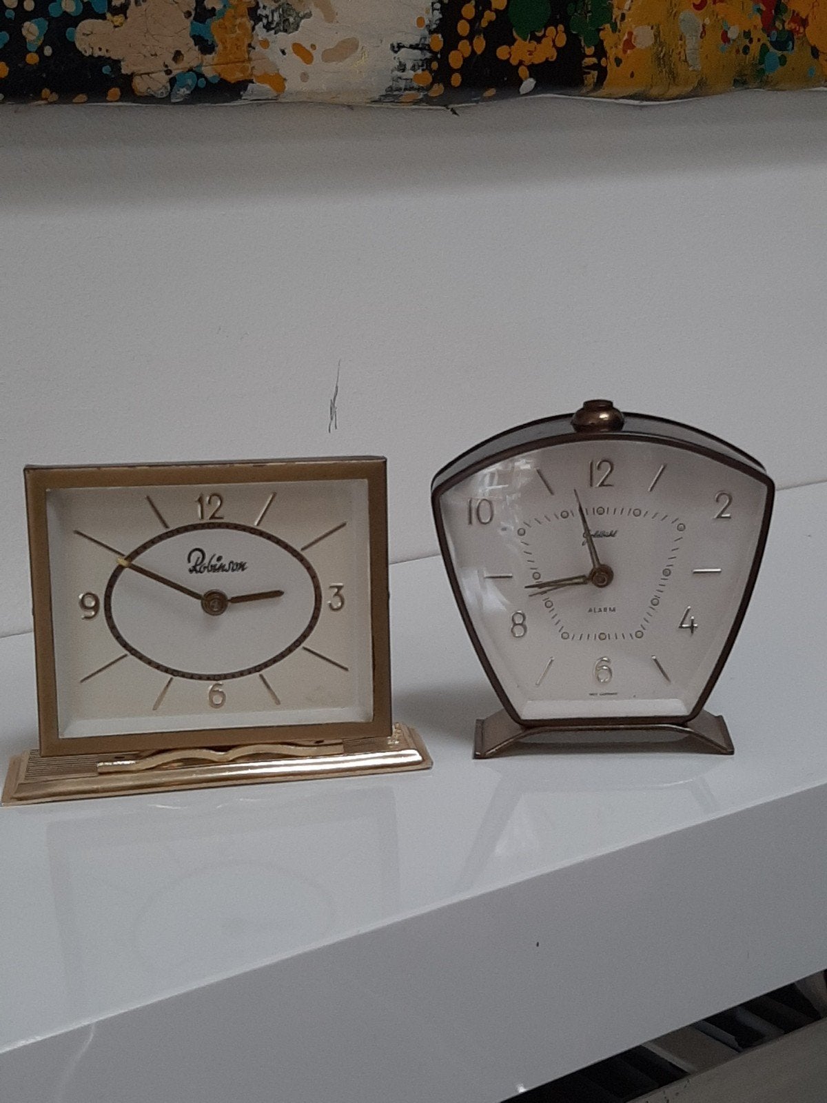 Vintage Klokken jaren 50/60 – Robinson & Goldbühl  Werkend, Ophalen of Verzenden