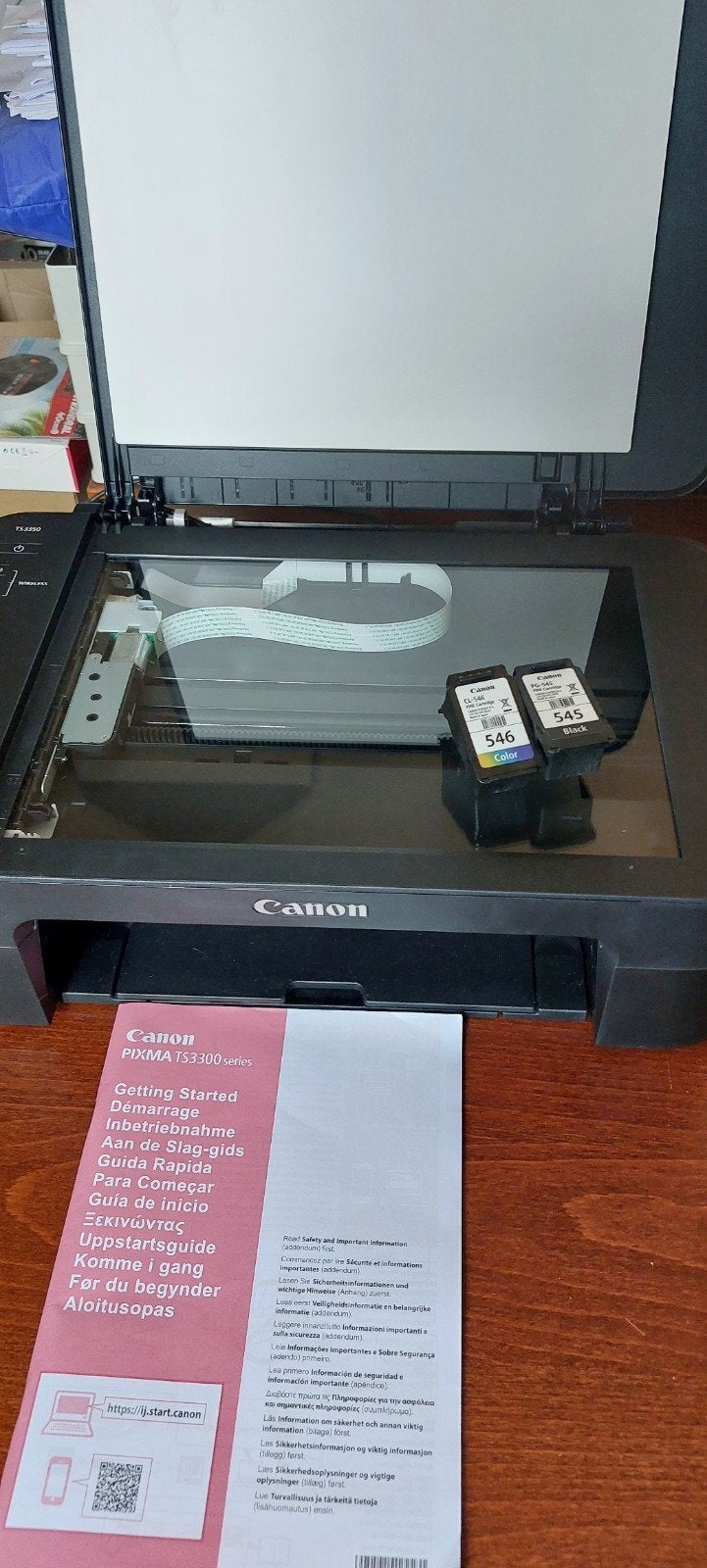 Canon Pixma TS3350 All-in-One Printer met cartridges, Computers en Software, Printers, Ophalen, Kleur printen, Gebruikt, Canon