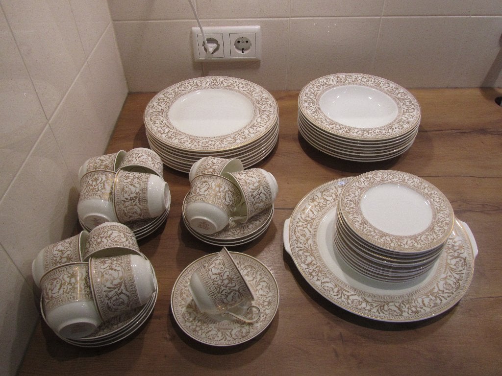Fresco Gold Villeroy en Boch Heinrich serviesdelen, Overige typen, Ophalen of Verzenden, Zo goed als nieuw, Overige stijlen