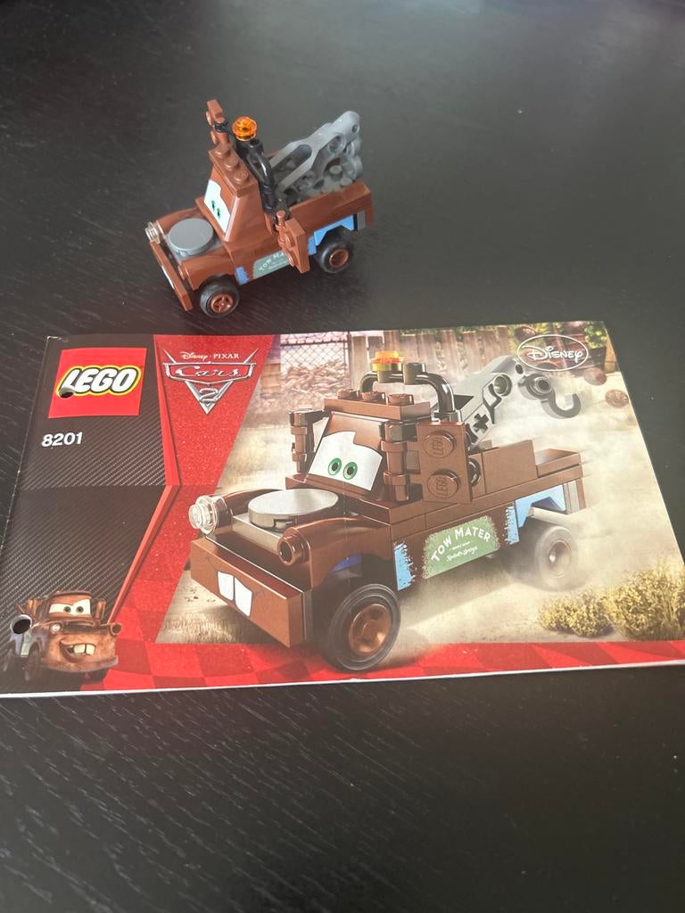 LEGO Disney Pixar Cars 2 Takel (Mater) 8201, Ophalen of Verzenden, Zo goed als nieuw, Overige merken