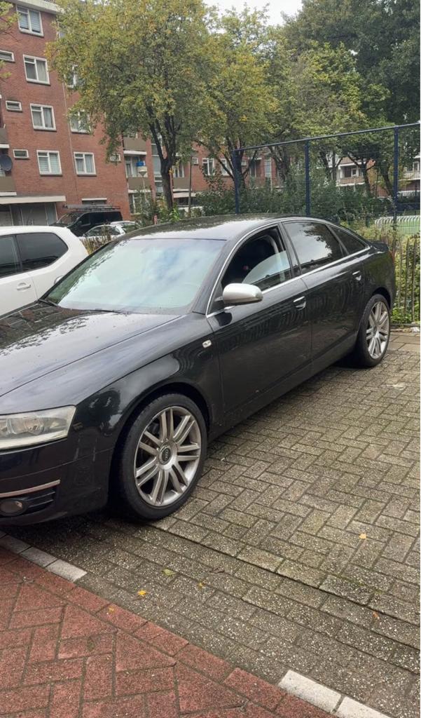 Audi A6 2.4 V6 130KW 2005 Zwart, Voorwielaandrijving, Zwart, Handgeschakeld, 750 kg