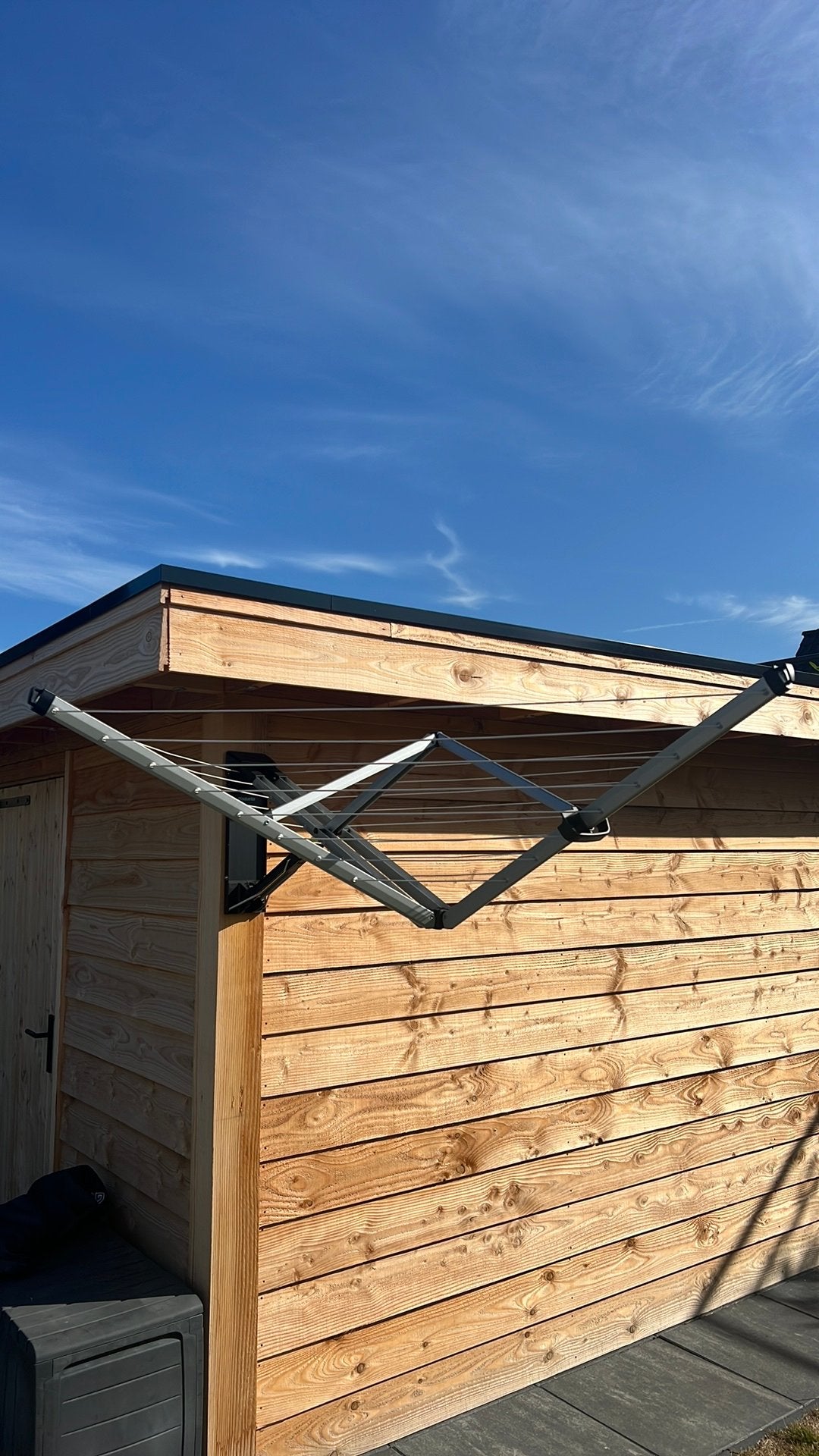 Brabantia WallFix Wanddroogrek, Tuin en Terras, Ophalen of Verzenden, Zo goed als nieuw, Droogmolen