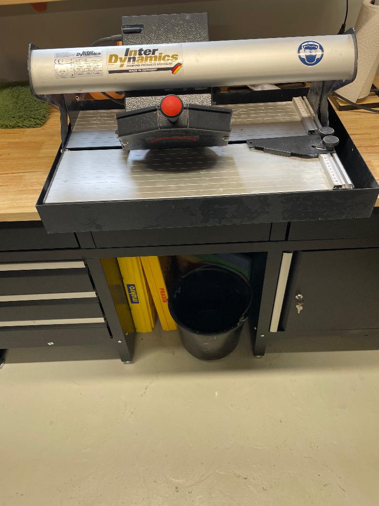Elektrische Tegelzaag, Ophalen, Minder dan 30 mm, Gebruikt, Inter Dynamics