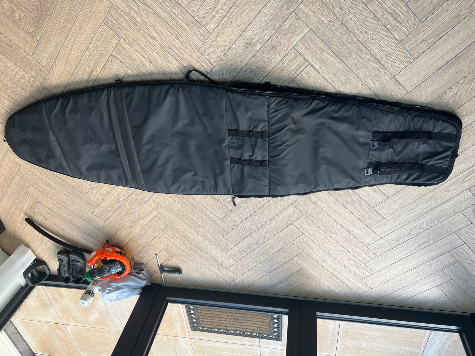 Verstelbare boardbag 6'4"-7'6" (Db), Watersport en Boten, Ophalen, Zo goed als nieuw, Funboard, Met draagtas