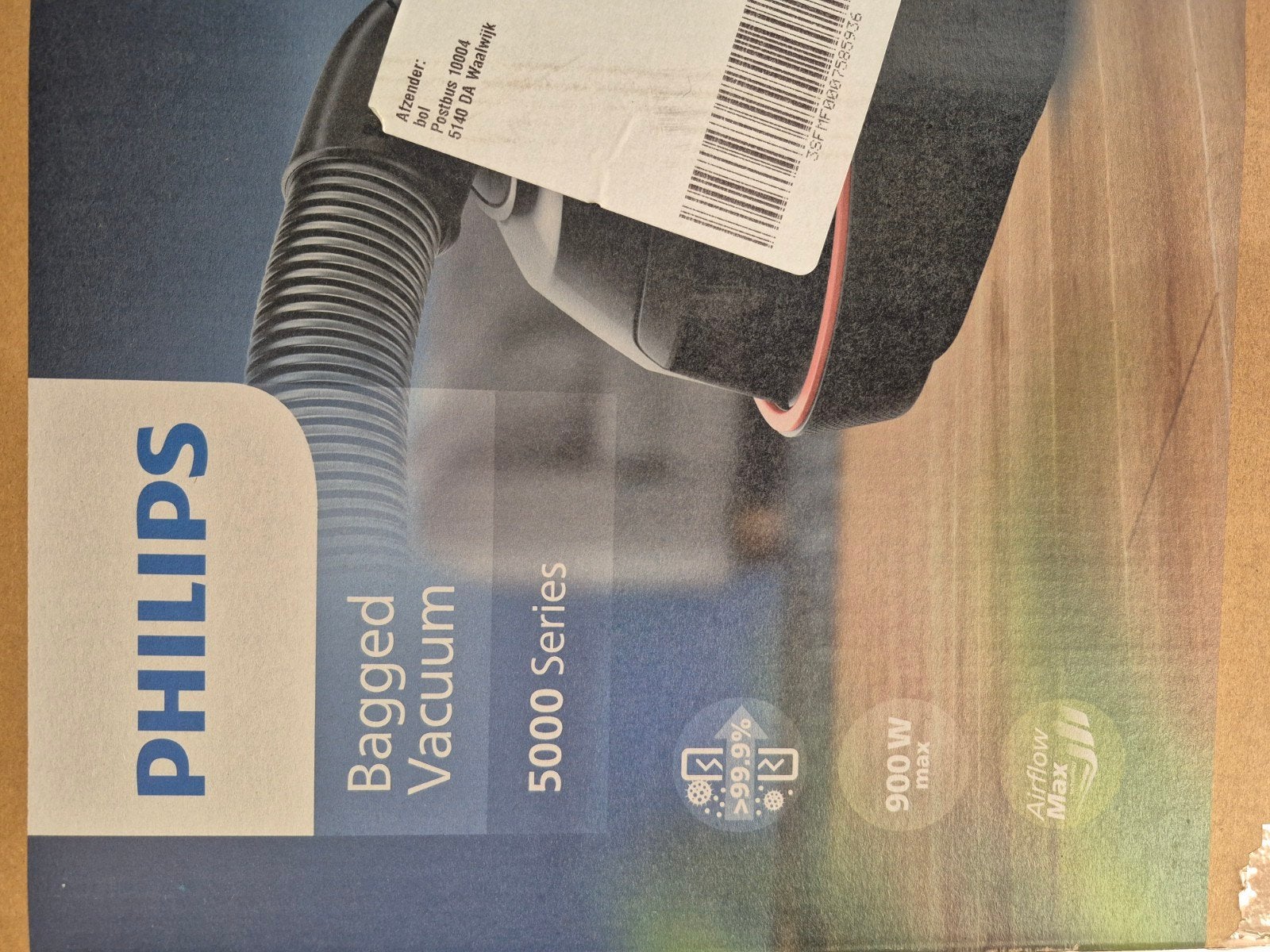 Philips Bagged Vacuum 5000 Series - Nieuw in doos, Philips, Nieuw, Sledestofzuiger, Minder dan 1200 watt