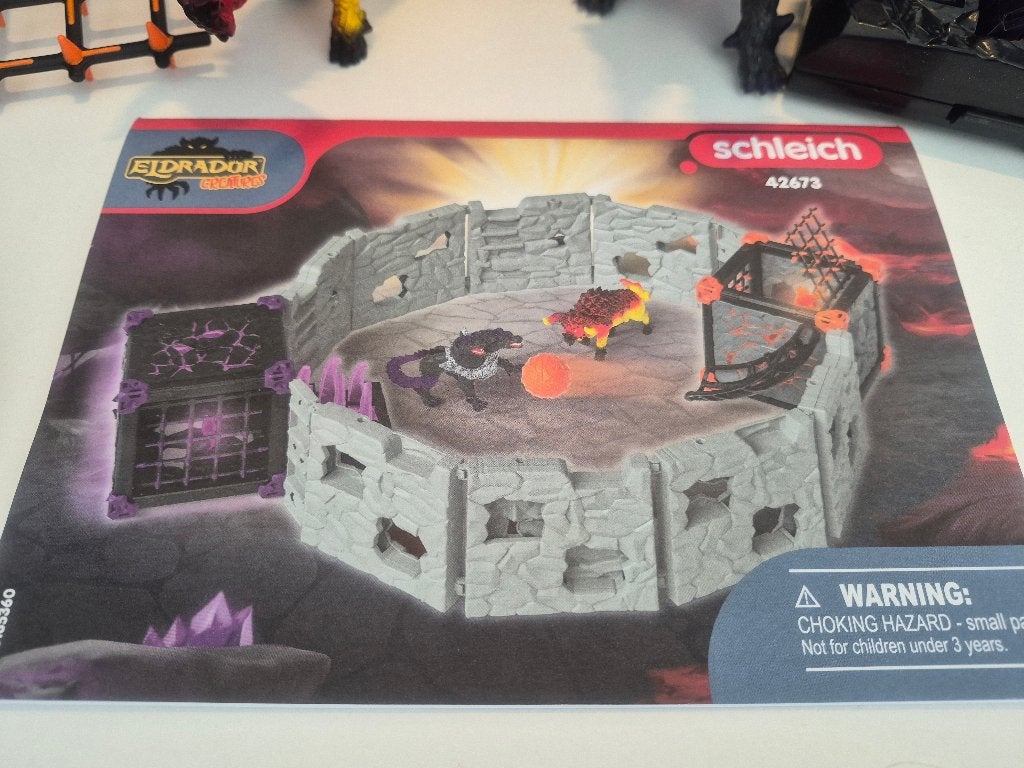 Schleich Eldrador Creatures Battlecave arena, Ophalen of Verzenden, Gebruikt